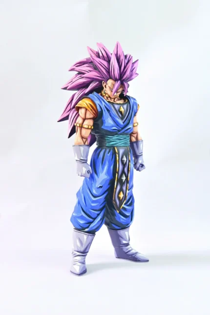 30CM  2d comic color Dragon Ball figure repaint-Vegetto-God of Destruction