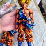 30CM Dragon Ball Goku Anime coating Comic color effect Figure Goku super saiyan