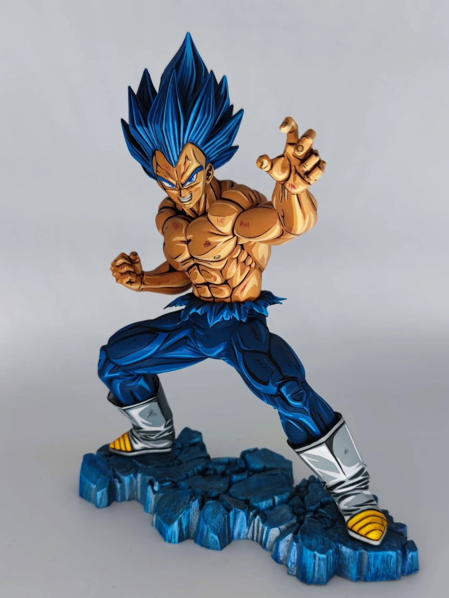 Product image 1 25CM 2d comic color Dragonball figure repaint-vegeta-fighting position - Image 1