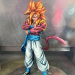 28CM  2d comic color Dragon Ball figure repaint-Gogeta-ssj4