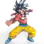28CM  2.5d comic color dragon ball figure repaint-super ssj4 goku