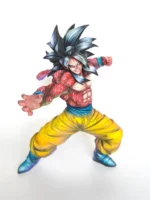 28CM  2.5d comic color dragon ball figure repaint-super ssj4 goku