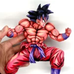 20cm Dragon Ball Anime coating Comic color effect Figure Goku red - Image 3