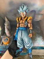 28CM 2d comic color Dragon ball figure repaint-Gogeta-stand - Image 3