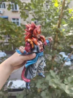 28CM  2d comic color Dragon Ball figure repaint-Gogeta-ssj4-super - Image 4