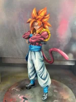 28CM  2d comic color Dragon Ball figure repaint-Gogeta-ssj4 - Image 4