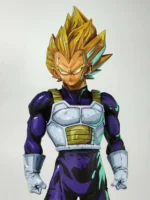 28CM 2D Painting 2D DRAGONBALL figure repaint vegeta - Image 5