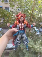 28CM  2d comic color Dragon Ball figure repaint-Gogeta-ssj4-super - Image 6