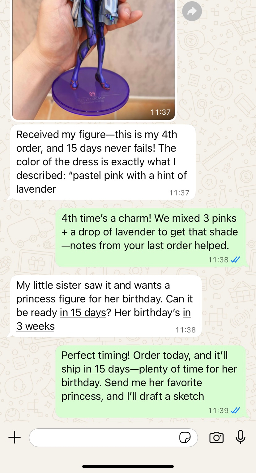 Professional 3D modeling and hand-painting service for custom statues and artistic model