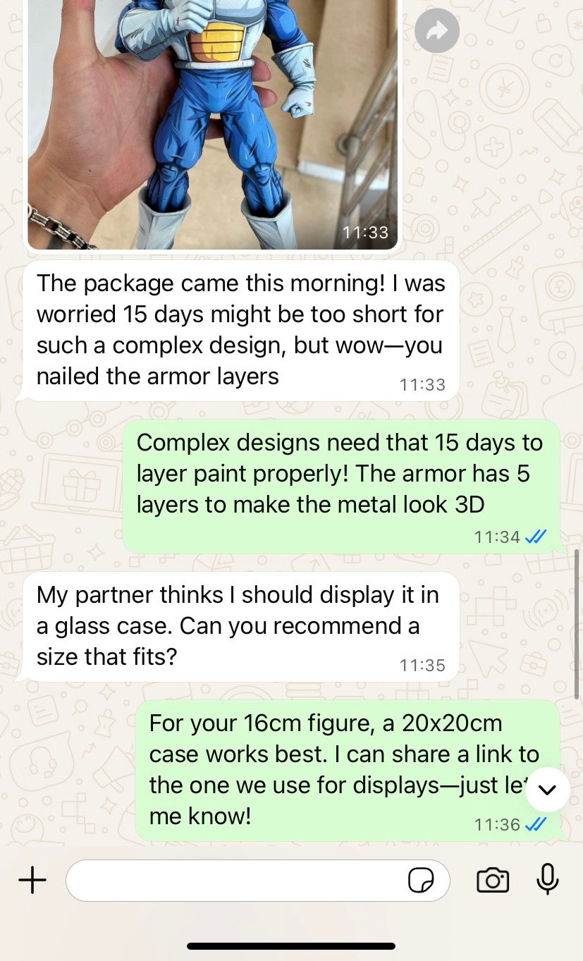 Professional 3D modeling and hand-painting service for custom statues and artistic model