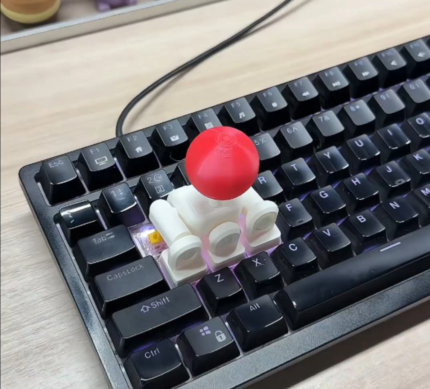 3D Printed Remote Sensing Keyboard Auxiliary Keys
